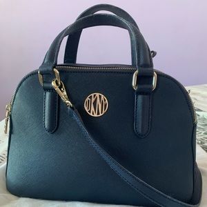 DKNY navy blue purse